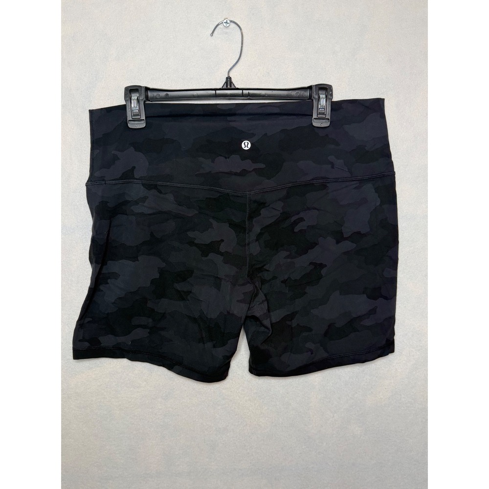 Lululemon Align High-Rise Short 6 Heritage 365 Camo Deep Coal Multi Size 16